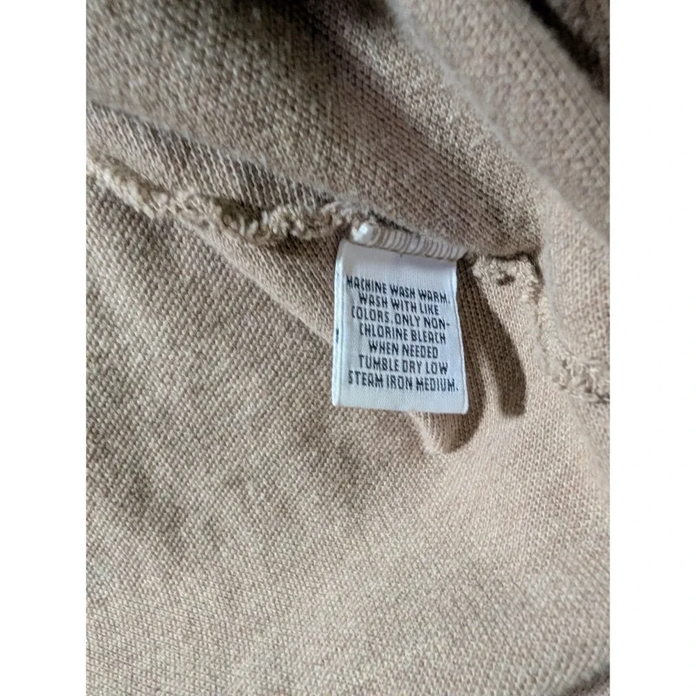 VTG Polo Ralph Lauren Polo Shirt‎ Mens XXL Beige Classic Pony Logo 90s Bolivia